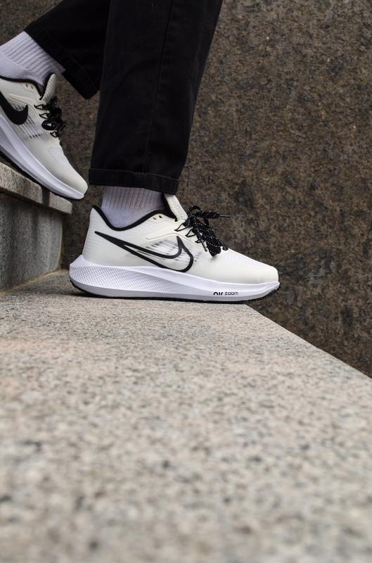 Мужские кроссовки nike air zoom pegasus 40 white black найк аир зум ...