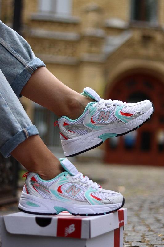 new balance 530 white turquoise