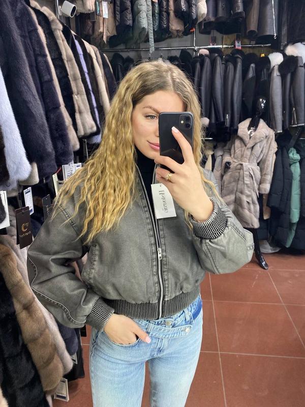 Бомбер жіночий бомбер вінтаж бомбер женский куртка женская — ціна 1700 ...