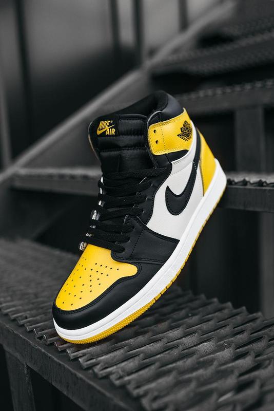 jordan 1s yellow and black