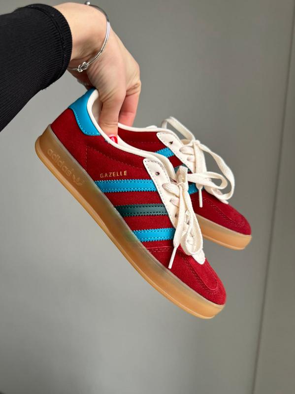 adidas gazelle red blue white 2499 149305103