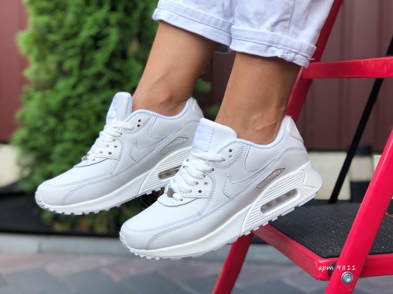Кроссовки nike air max 90 женские, найк, белые — цена 1555 грн в ...