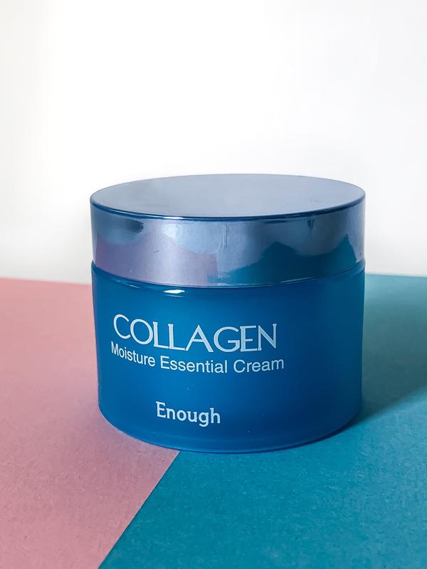 Collagen moisture essential cream. Крем для лица увлажняющий с коллагеном Collagen Moisture Essential Cream. ЕНФ C крем для лица увлажняющий с коллагеном Collagen Moisture Cream. Увлажняющий крем для лица голубой.