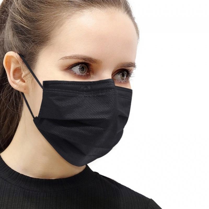 Медицинская маска черная защитная 40 шт — цена 151 грн в каталоге Тканевые  маски для лица ✓ Купить женские вещи по доступной цене на Шафе | Украина  #44887506