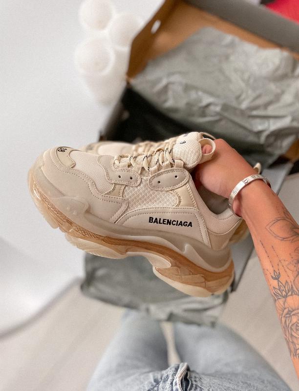 balenciaga triple s rose gold