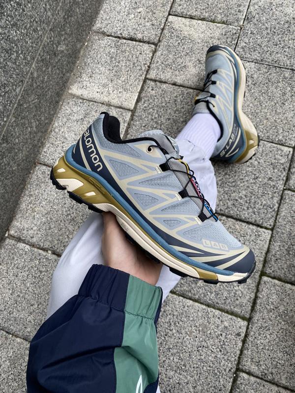 149490104 Salomon s lab xt 6 blue beige 2800 Salomon Tenis Trail Running Sense Ride 4