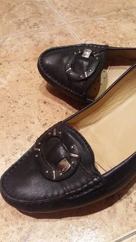 Черные кожа туфли . лоферы . мокасины ,балетки geox ,р.40 (26.4 см ...