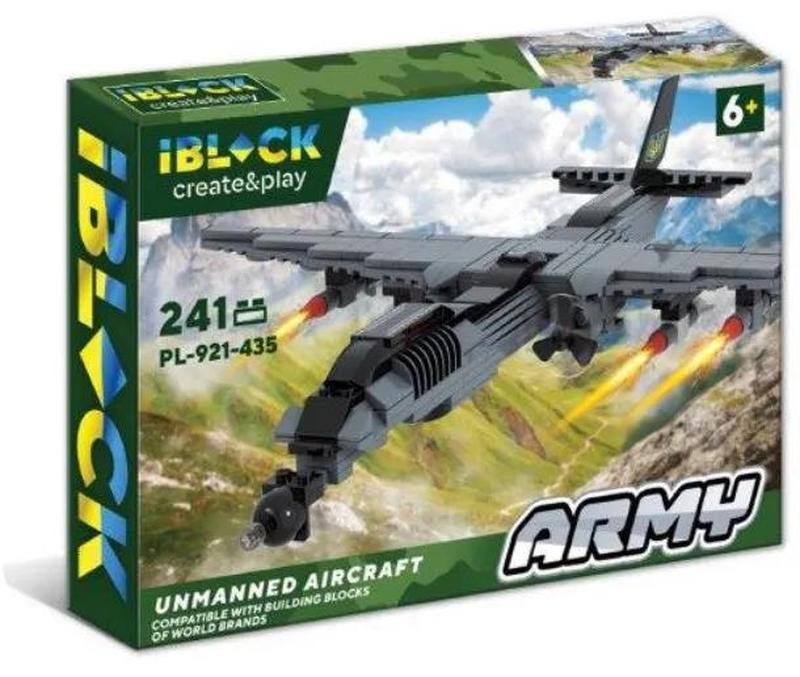 Конструктор військовий літак бпла штурмовик unmanned aircraft iblock ...