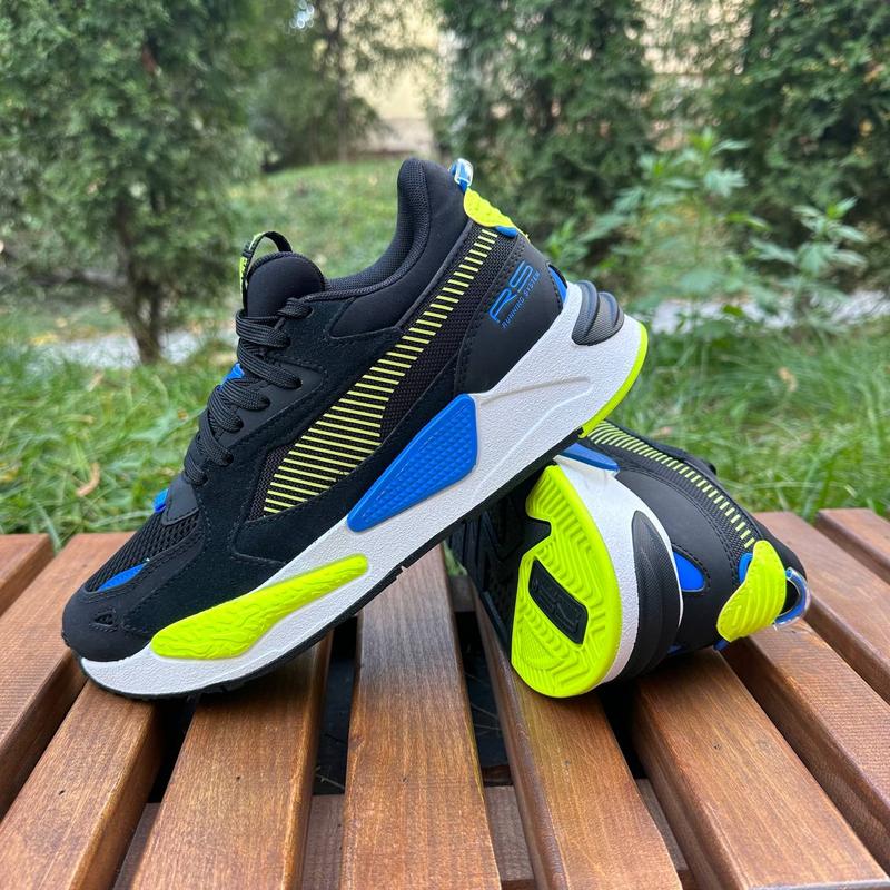 Кросівки puma rs-z reinvention black/lime (386629-08) оригінал