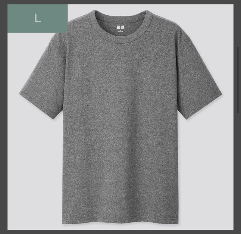 Базовая однотонная мужская футболка uniqlo коллаборация с christophe ...