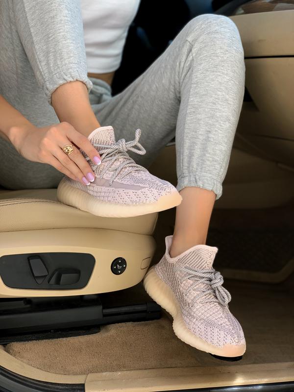 Adidas yeezy boost 350 synth pink reflective, кроссовки адидас изи