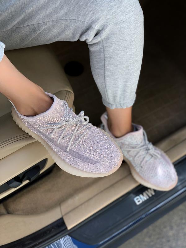Adidas yeezy boost 350 synth pink reflective, кроссовки адидас изи