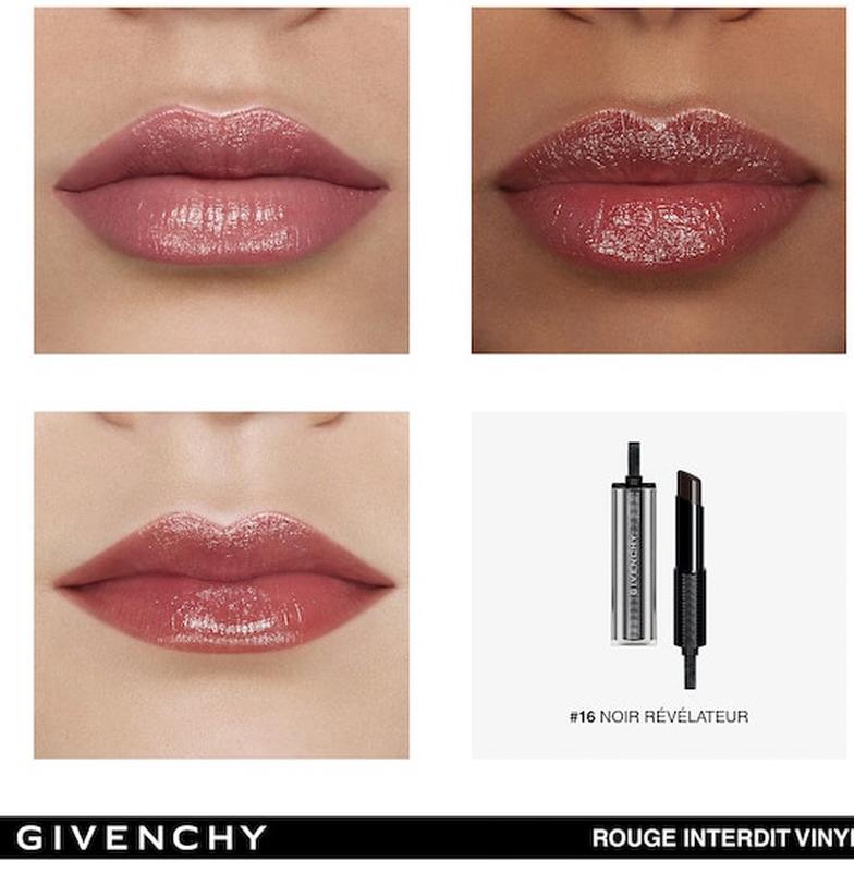 givenchy rouge interdit vinyl noir revelateur 16