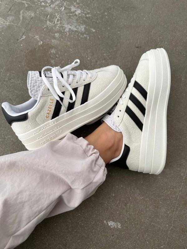 adidas gazelle bold cream black 2450 150081226