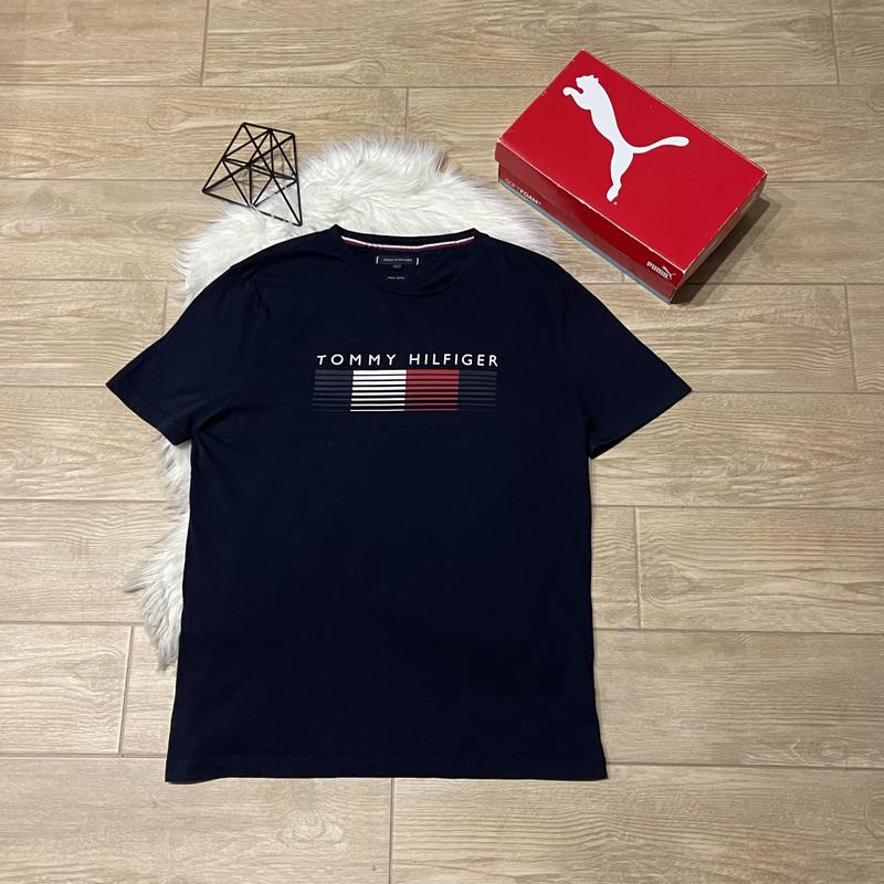 Мужская футболка tommy hilfiger l оригинал — цена 365 грн в каталоге ...