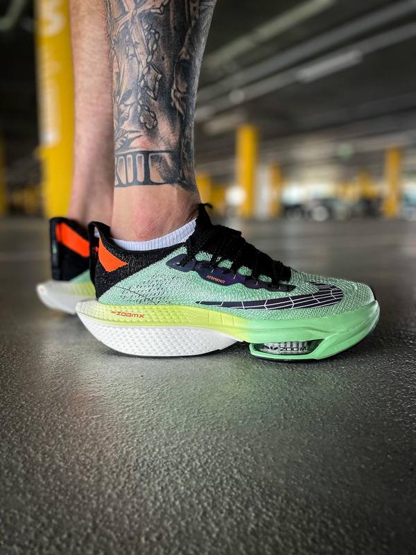 Мужские кроссовки найк зум альфафлай зелёные nike zoom x alphafly ...