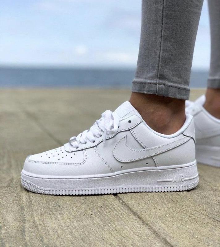Женские кроссовки белые nike air force 1 low 36-41 форсы белый — цена ...