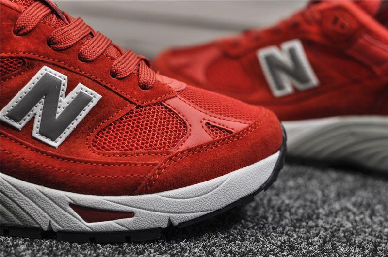 Кроссовки мужские new balance 991 красные (нью баланс, кросівки) — цена ...