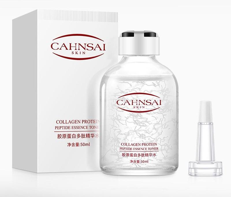 Эссенция коллагена. Cahnsai косметика сыворотка. Тонер Collagen 50ml. Китайская косметика сыворотка с пептидами. Cahnsai сыворотка для лица.