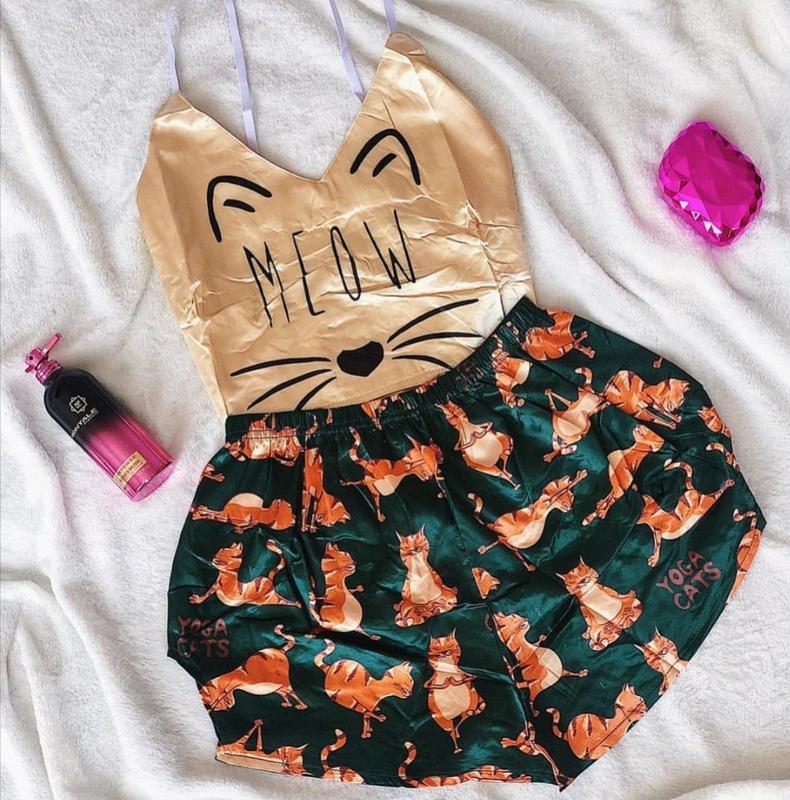 Махровая пижама Meow