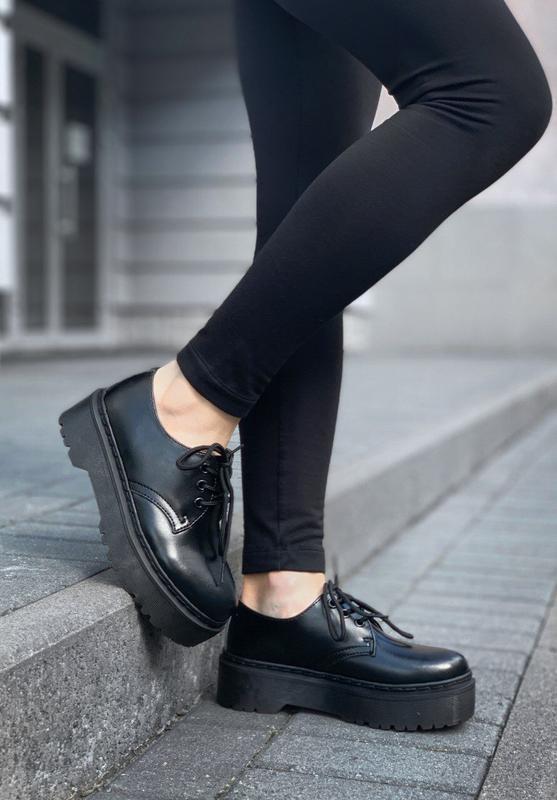 Dr. martens 1461 mono black platform 🆕 женские туфли мартинс 🆕 купить  наложенный платёж — цена 2850 грн в каталоге Туфли ✓ Купить женские вещи по  доступной цене на Шафе | Украина #45950652