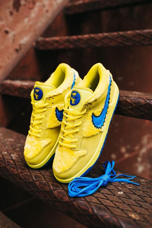 Nike sb dunk low x grateful dead yellow / blue (кроссовки желтые с синим и  с мехом найк) — цена 1650 грн в каталоге Кроссовки ✓ Купить мужские вещи по  доступной цене