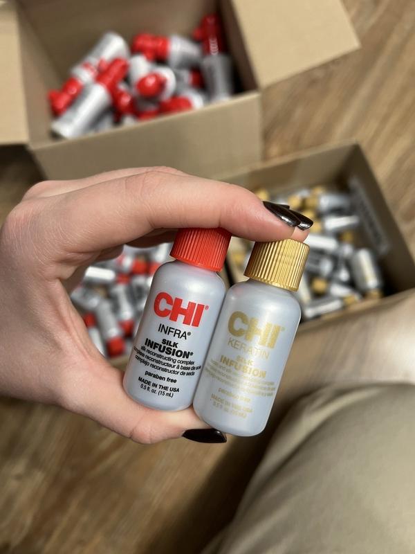 Жидкий шелк для волос chi keratin silk infusion — цена 125 грн в ...