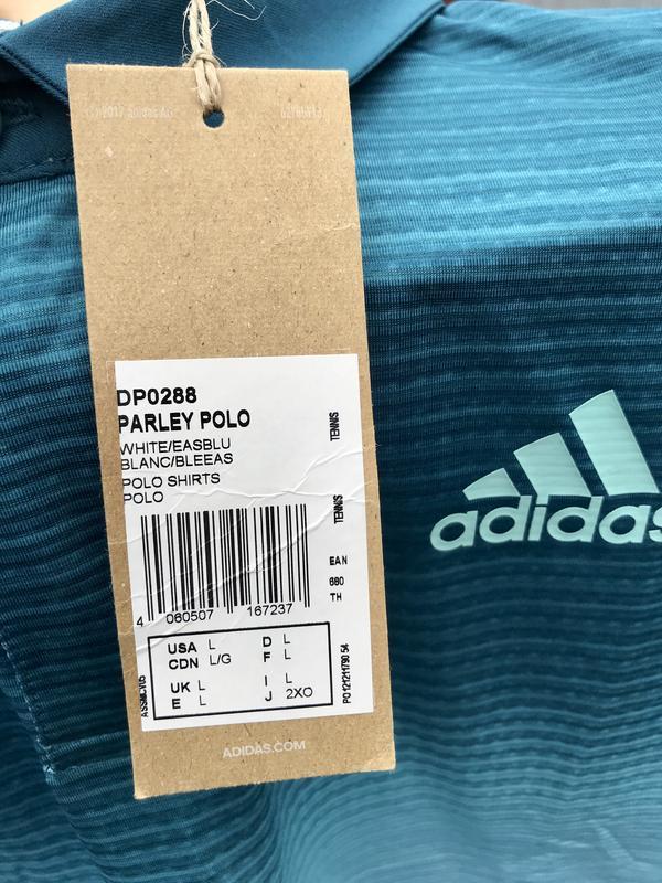 Футболка\поло для тенниса\тенниска adidas parley — цена 1199 грн в каталоге  Поло ✓ Купить мужские вещи по доступной цене на Шафе | Украина #46351654