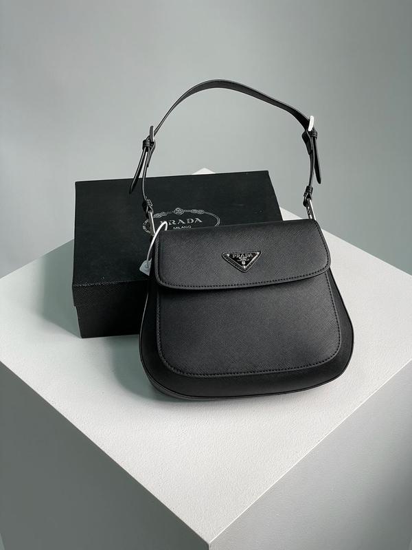prada cleo brushed leather mini bag black 2950 Prada Down Jackets 150710266