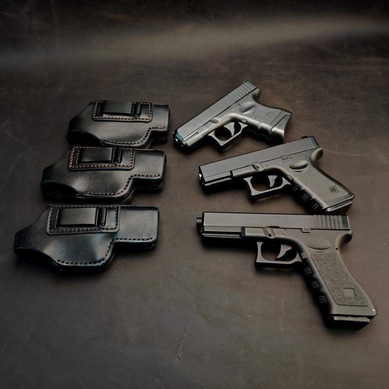 Шкіряна кобура для glock зі скобою, кобура на glock, глок — цена 980 ...