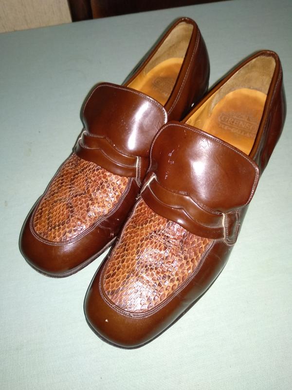 Мужские туфли grenson, глянцевые, top-gallants — цена 400 грн в ...