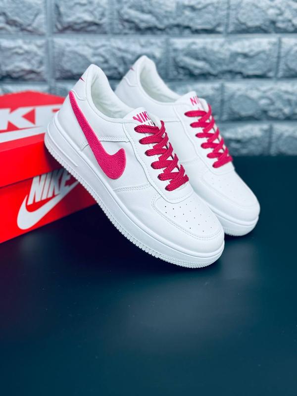 Женские кроссовки nike air кеды белого цвета найк форсы женские 35-41 ...