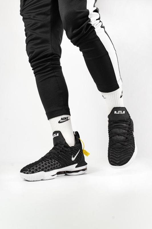 lebron 16 black and white