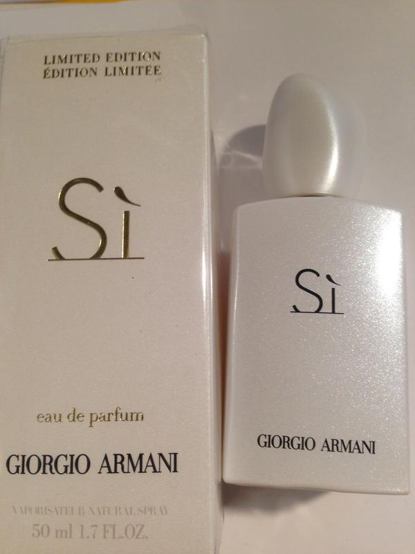 giorgio armani si white limited edition