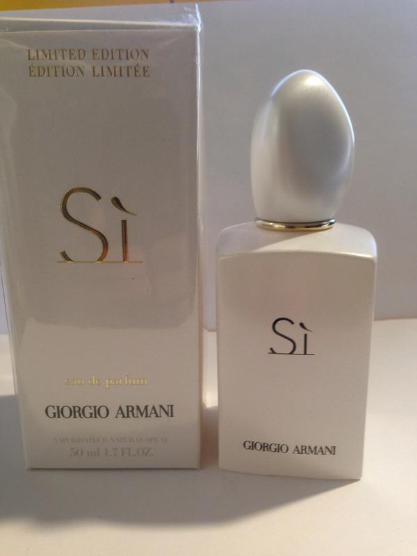 armani si white limited edition