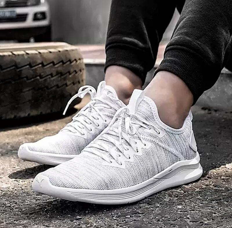 La ciudad Práctico Circunferencia Puma Ignite Flash Evo Knit Sneakers In White 19050803 | islamiyyat.com