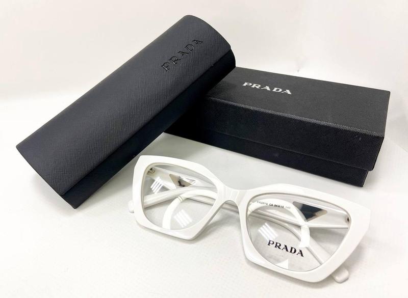 Оправа для установки линз геометрическая женская белая массивная — цена ...