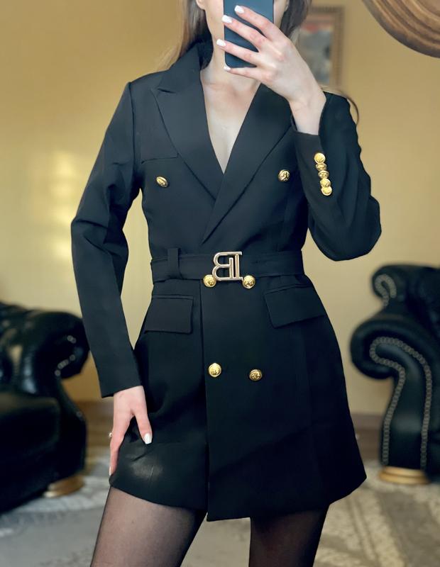 Платье пиджак balmain — цена 1250 грн в каталоге Короткие платья Купить ...