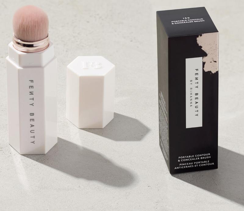 fenty beauty portable contour & concealer brush 150