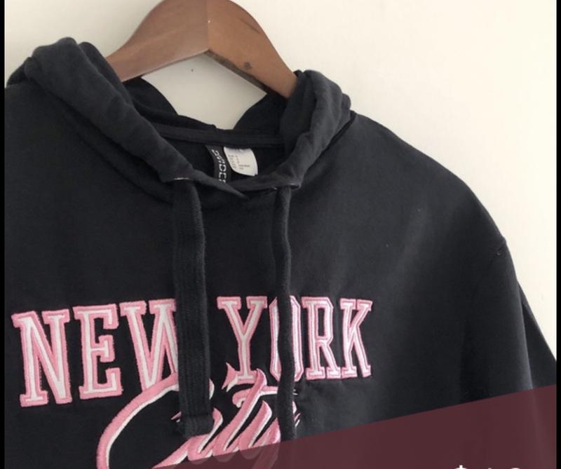 h&m divided black hoodie