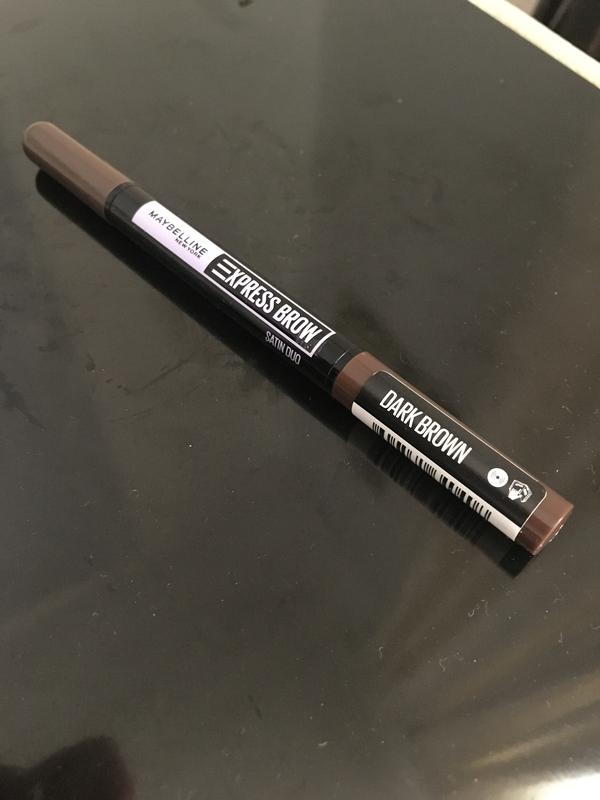 Карандаш -пудра для бровей maybelline express brow satin duo/черно ...