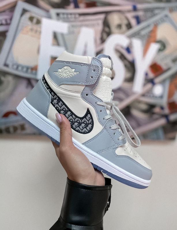 Кроссовки nike air jordan 1 retro high x dior кросівки — купить в