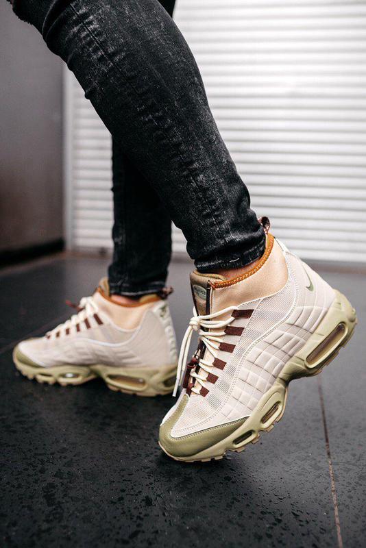 Nike air max 95 sneakerboot beige кроссовки термо найк аир макс бежевые —  цена 1799 грн в каталоге Кроссовки ✓ Купить мужские вещи по доступной цене  на Шафе | Украина #47230284