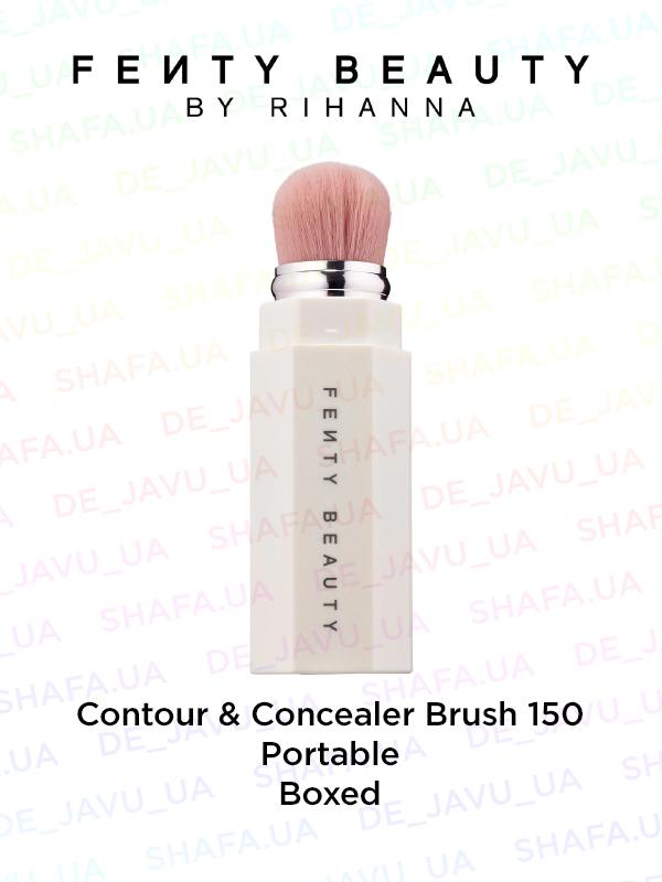 fenty beauty portable contour & concealer brush 150