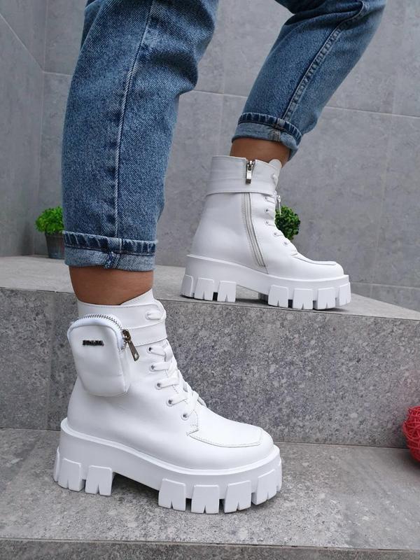 Жіночі черевики dr.martens білі мартинсы — ціна 3105 грн у каталозі ...