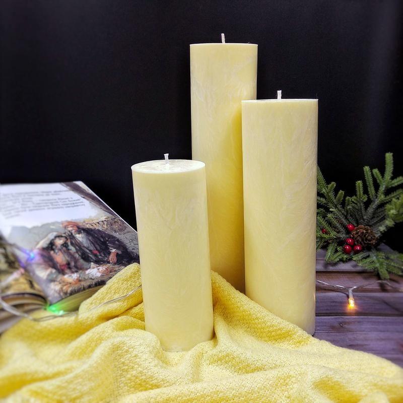 Свечи с пальмового воска. натуральные свечи. набор свечей. свечи ...