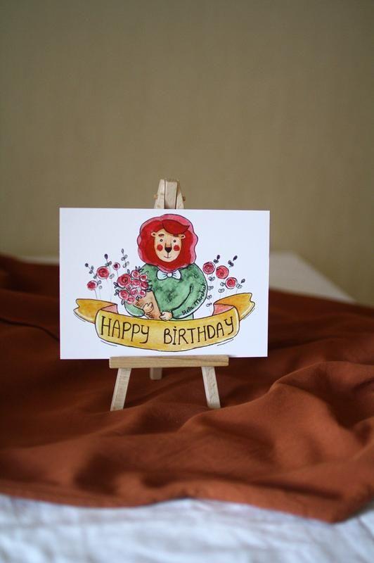 Листівка "happy birthday" — цена 35 грн в каталоге Открытки и конверты ...