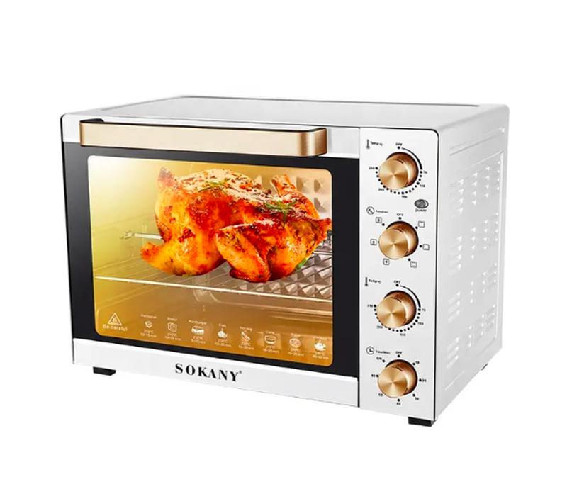 Духовка электрическая настольная sokany 1700 вт 60 л электропечь для ...