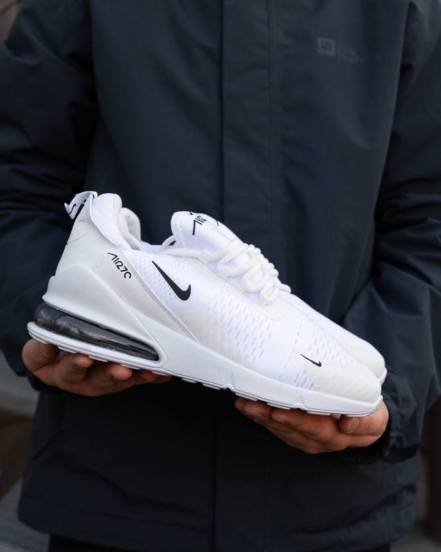 Мужские кроссовки найк аир макс 270 белые / nike air max 270 white ...