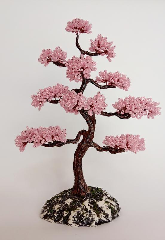 Сакура із бісеру — ціна 400 грн у каталозі Статуетки Купити товари для ...